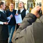 Blick hinter die Kulissen: Auszubildende des Hotel Huntepadd mit ihrer Ausbilderin beim Dehoga-Wettbewerb 2026.